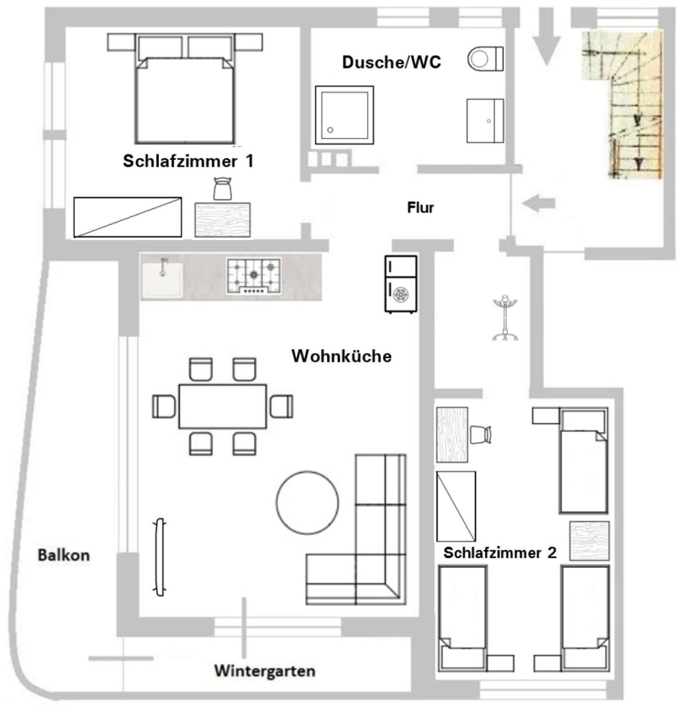 Ferienwohnung "Dream Suite" - Im Coburger Wonderland - Ihr Zuhause Auf Zeit! Buitenkant foto